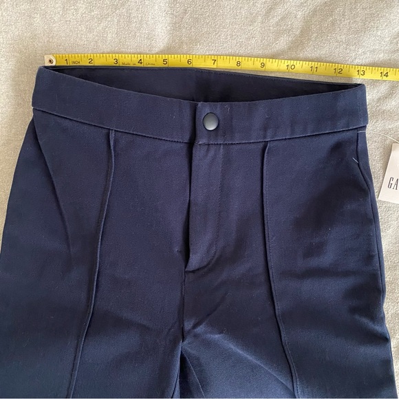 GAP High Rise Navy Bi-Stretch Flare Pants NWT Size 2 Small - Picture 5 of 10